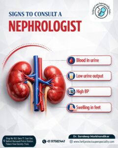 Sign to consult nephrologist