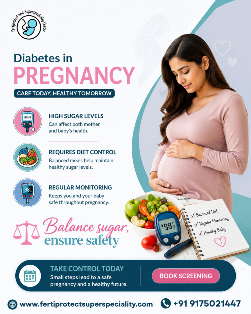 Pregnancy diabetes awareness and maternal care.