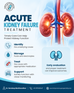 Acute kidney failure treatment awareness by Dr. Sandeep Morkhandikar