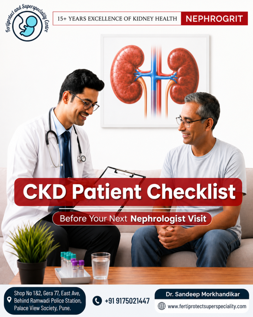 Dr. Sandeep Morkhandikar – CKD patient checklist.